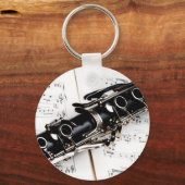 Klarinettenmusik Schlüsselanhänger (Rückseite)