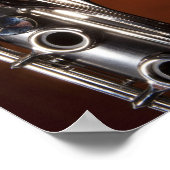 Klarinettenposter mit Personalisierter Botschaft Poster (Ecke)