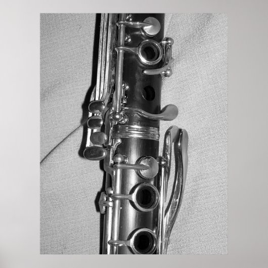 Klarinettenposter Poster (Vorne)