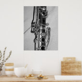 Klarinettenposter Poster (Küche)