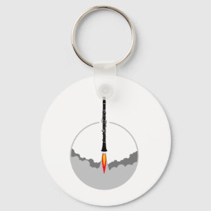 Klarinettenrakete Schlüsselanhänger