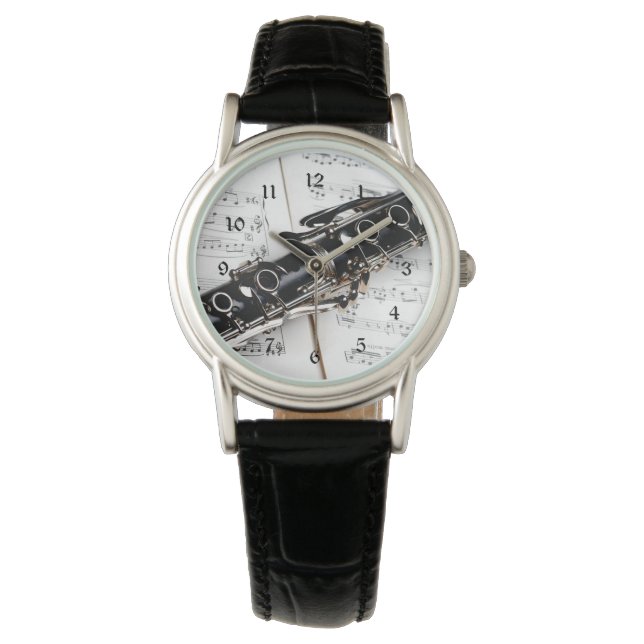Klarinettenschließung Armbanduhr (Vorderseite)