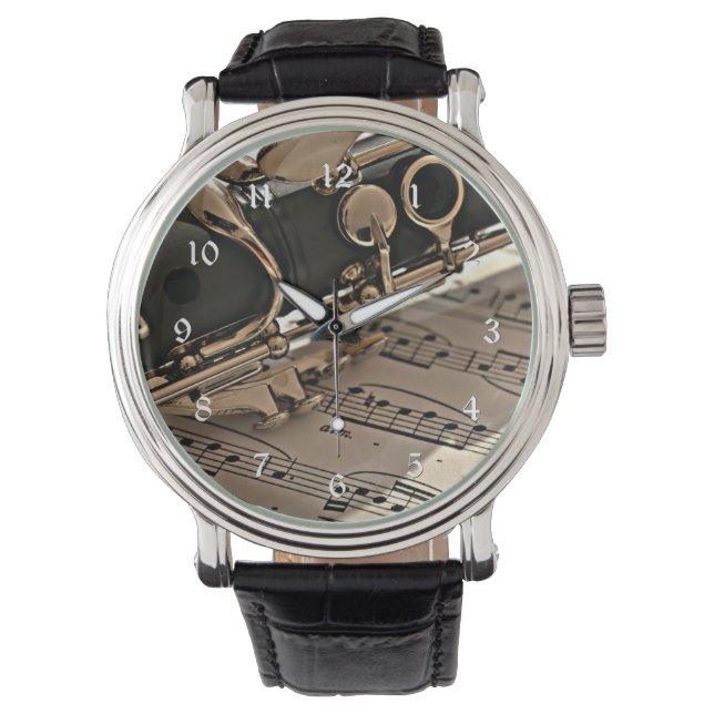 Klarinettenschließung Armbanduhr (Vorderseite)