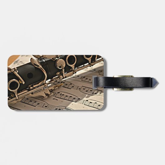 Klarinettenschließung Gepäckanhänger (Rückseite horizontal)