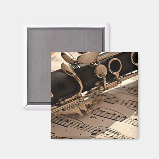 Klarinettenschließung Magnet (Vorderseite/Rückseite)