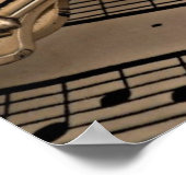 Klarinettenschließung Poster (Ecke)