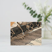 Klarinettenschließung Postkarte (Stehend Vorderseite)