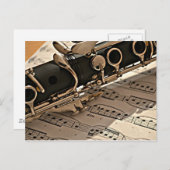 Klarinettenschließung Postkarte (Vorne/Hinten)