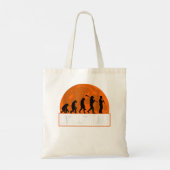 Klarinettenspieler, Funny Human Evolution Gift3 Tragetasche (Rückseite)