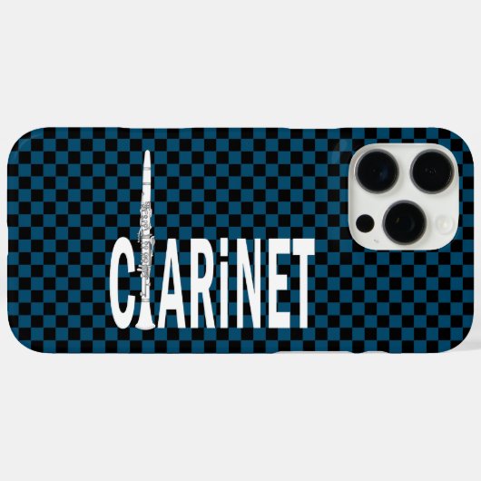 Klarinettentext Case-Mate iPhone Hülle (Rückseite (Horizontal))