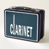 Klarinettentext Metall Brotdose (Rückseite)