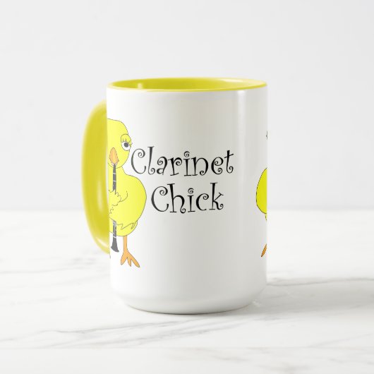Klarinettentext Tasse (Vorderseite Links)