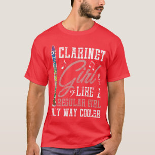 Klarinettist Orchester Musik Mädchen Geschenk Klar T-Shirt