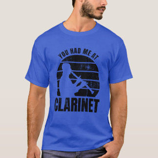 Klarinettist sagt Junge T-Shirt