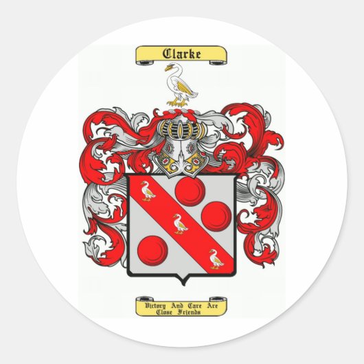 klarken runder aufkleber (Vorderseite)