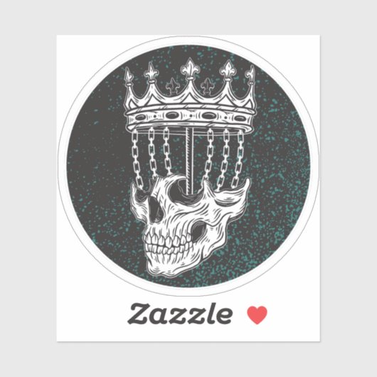 Klarsichtfolie Golf Schädelkorb Aufkleber (Blatt)