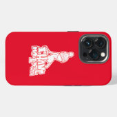 Klarsichtzeichen iPhone Hülle (Rückseite (Horizontal))