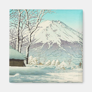 Klärung nach Schnee bei Oshiono Hasui Kawase Magnet