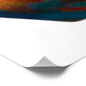 Klaspelte Hände bilden Planet Erde Weltfrieden Poster (Ecke)