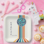 Klasse 0f 2024 Retro Graduation Party Pappteller (Party)