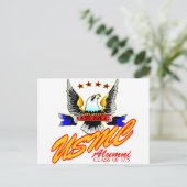 Klasse 1775 USMC Alumni Eagle Postkarte (Stehend Vorderseite)
