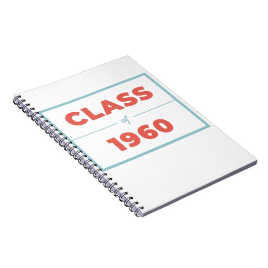 Klasse 1960 notizblock (Rechte Seite)