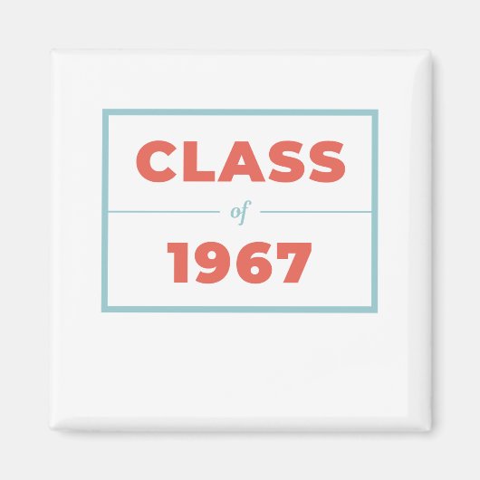 Klasse 1967 magnet (Vorne)