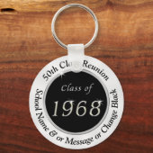 Klasse 1968, preiswerte 50. Klasse Wiedersehen-Sch Schlüsselanhänger (Vorderseite)