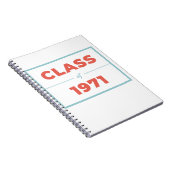 Klasse 1971 notizblock (Rechte Seite)