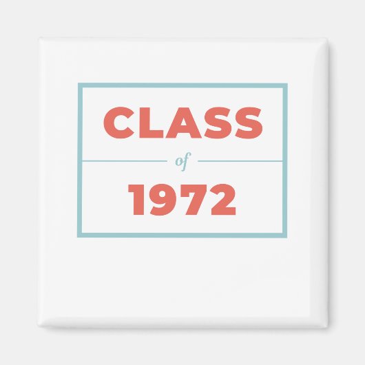 Klasse 1972 magnet (Vorne)