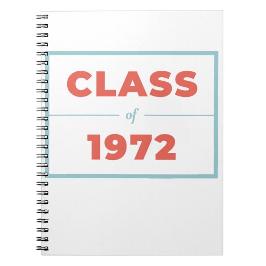 Klasse 1972 notizblock (Vorderseite)
