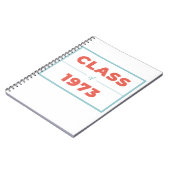 Klasse 1973 notizblock (Linke Seite)