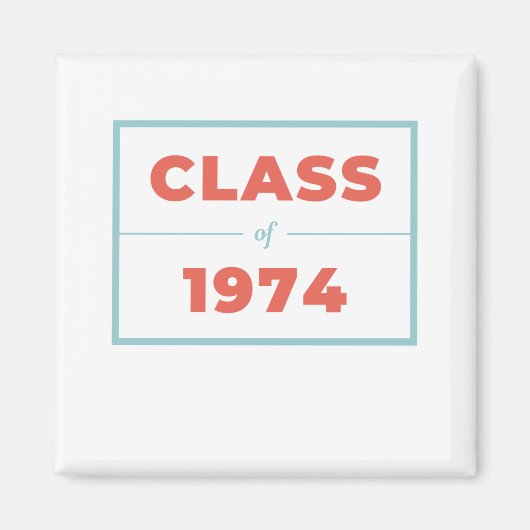Klasse 1974 magnet (Vorne)