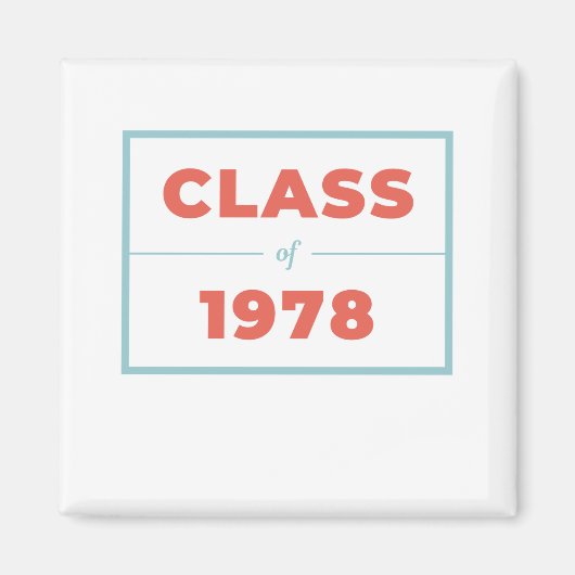 Klasse 1978 magnet (Vorne)