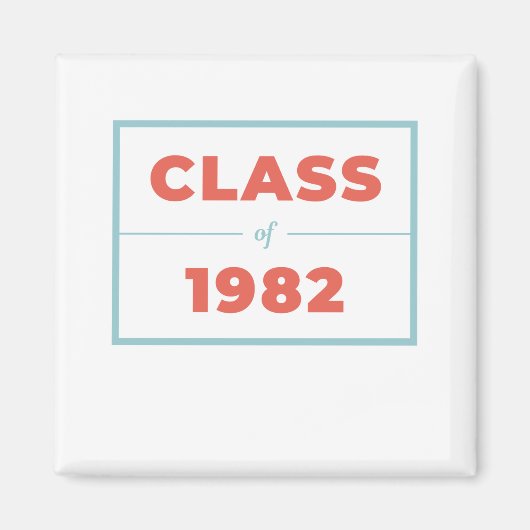 Klasse 1982 magnet (Vorne)