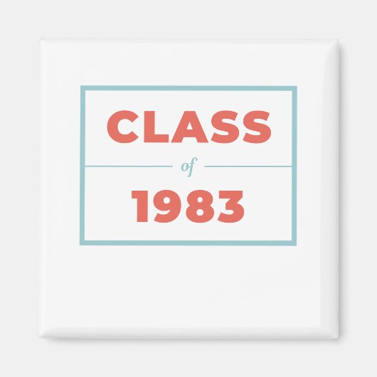 Klasse 1983 magnet (Vorne)