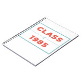 Klasse 1985 notizblock (Linke Seite)