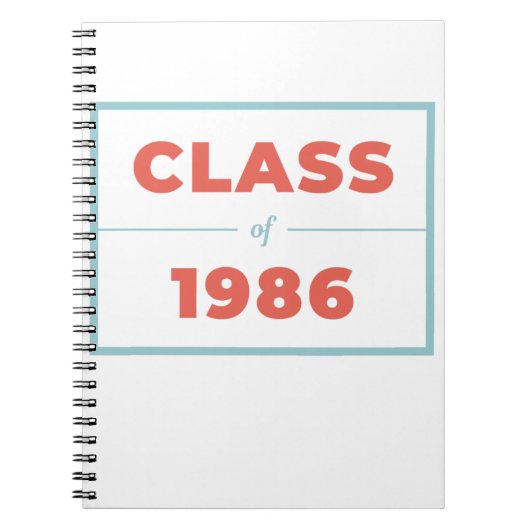 Klasse 1986 notizblock (Vorderseite)