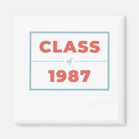 Klasse 1987 magnet (Vorne)