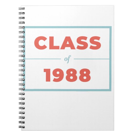 Klasse 1988 notizblock (Vorderseite)