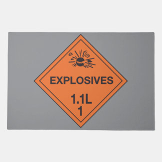 Klasse 1.1L Explosionsgefahr-Schild Fußmatte