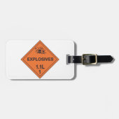 Klasse 1.1L Explosionsgefahr-Schild Gepäckanhänger (Vorderseite horizontal)