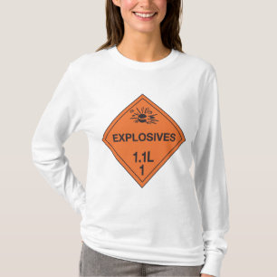 Klasse 1.1L Explosionsgefahr-Schild T-Shirt