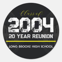 Klasse 2004 Jahr High School Wiedersehen Black