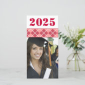 Klasse 2012 Hochrangige Abschluss - Einladung und (Stehend Vorderseite)