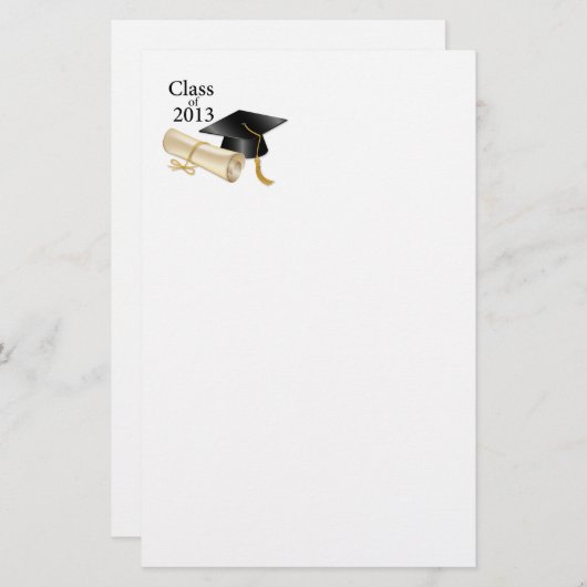 Klasse 2013 briefpapier (Vorne/Hinten)