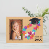 Klasse 2013 der rosa Leu-Abschluss-Einladung Einladung (Stehend Vorderseite)