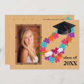 Klasse 2013 der rosa Leu-Abschluss-Einladung Einladung (Vorne/Hinten)