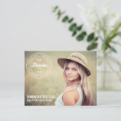 KLASSE 2014 BRIEFMARKE ABSCHLUSS DANK IHNEN POSTCA POSTKARTE (Stehend Vorderseite)