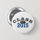 Klasse 2015 Blau Button (Vorne & Hinten)